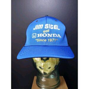 Jim Siegle And Honda Since 1971- 2021 50 Years Mesh Trucker FlexFit Hat L/XL